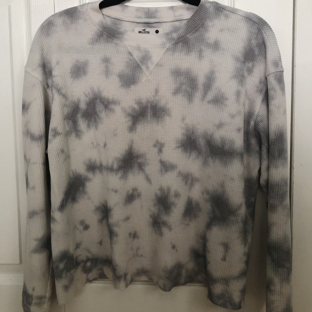 Hollister long sleeve waffle shirt